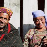Happy married himachali couple